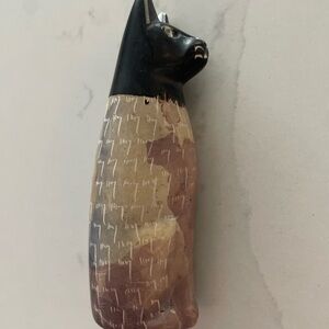 Hand-Carved Cat Sculpture| Made in Kenya